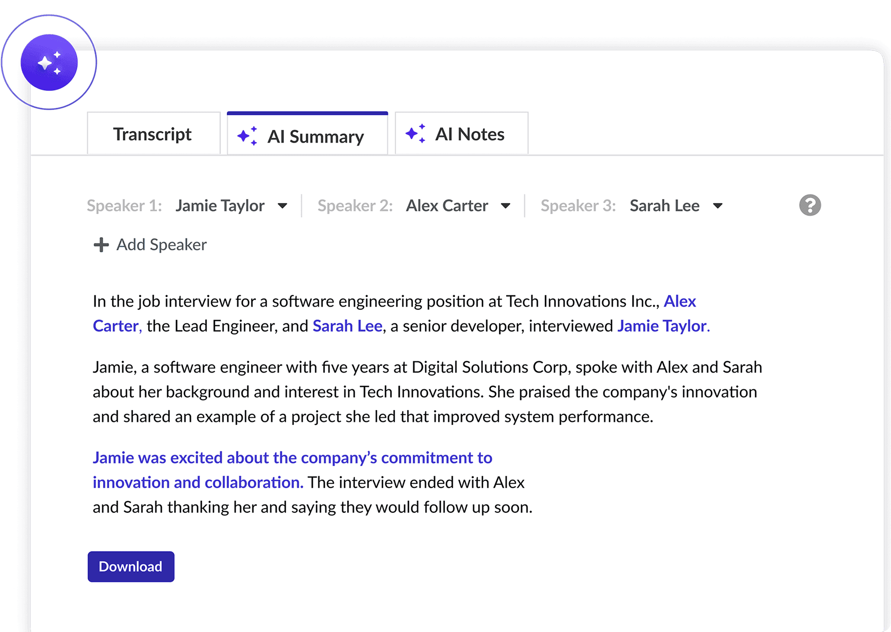 AI Interview Notes