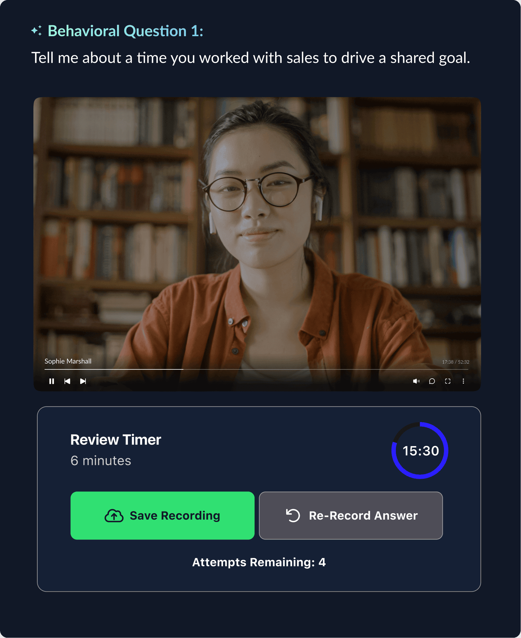 Pre-Recorded Video Interviewing
