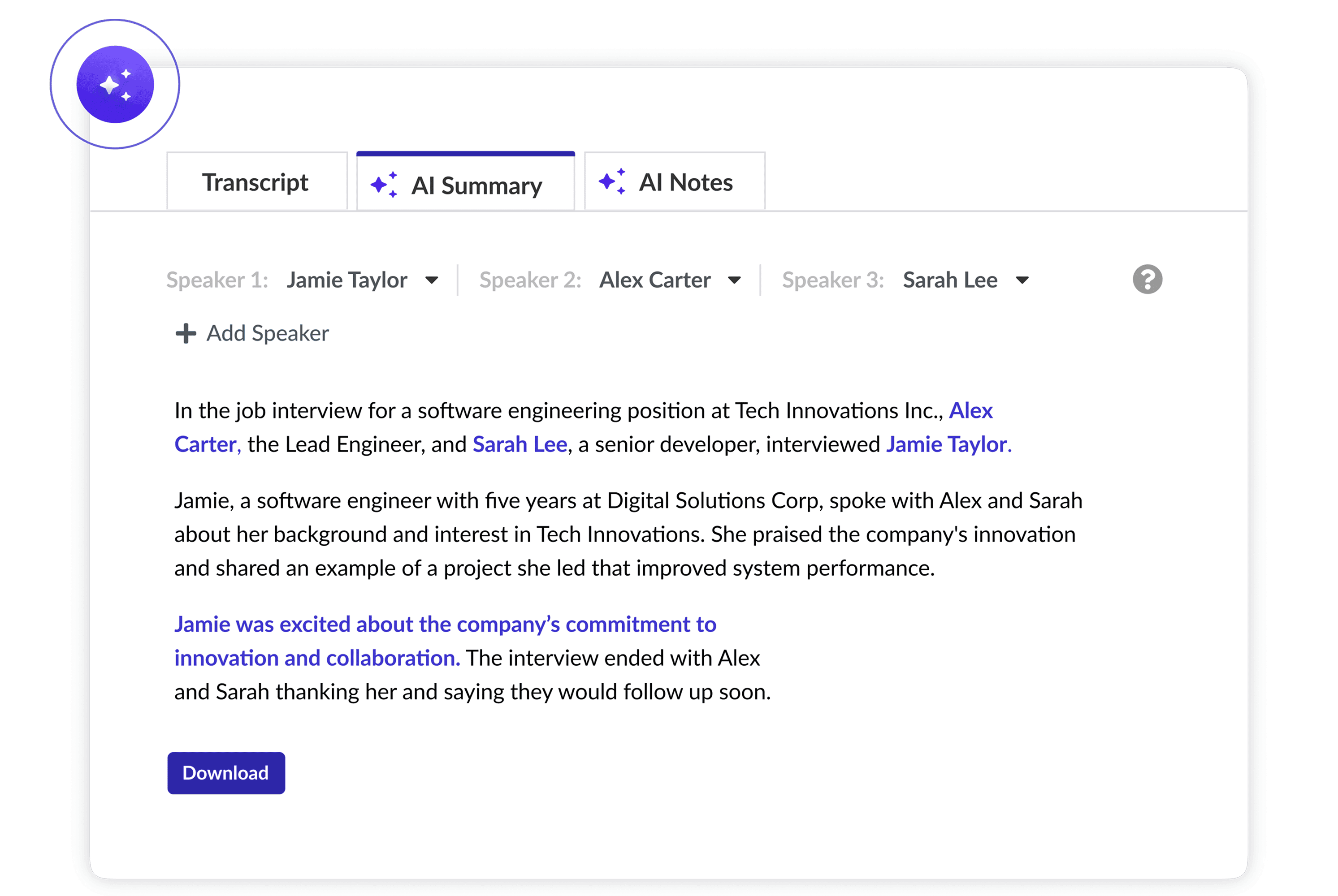 AI Interview Notes