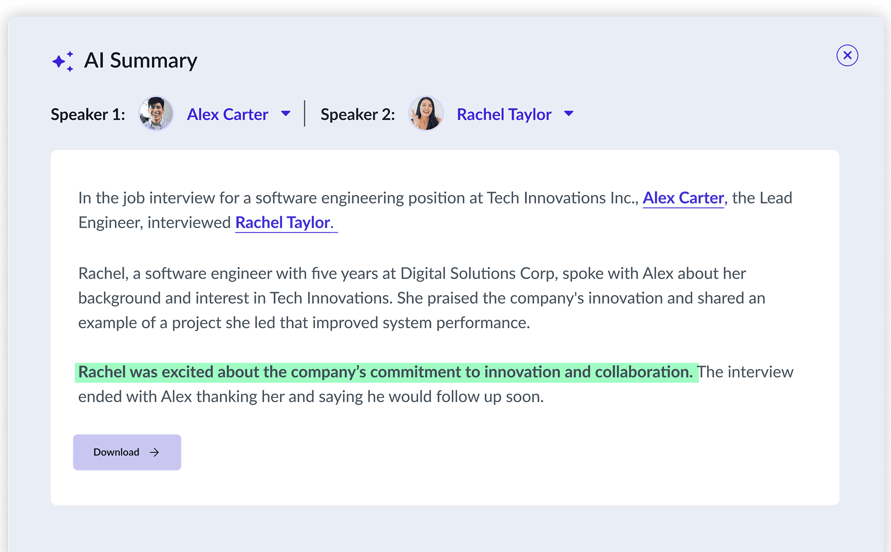 AI Interviewing