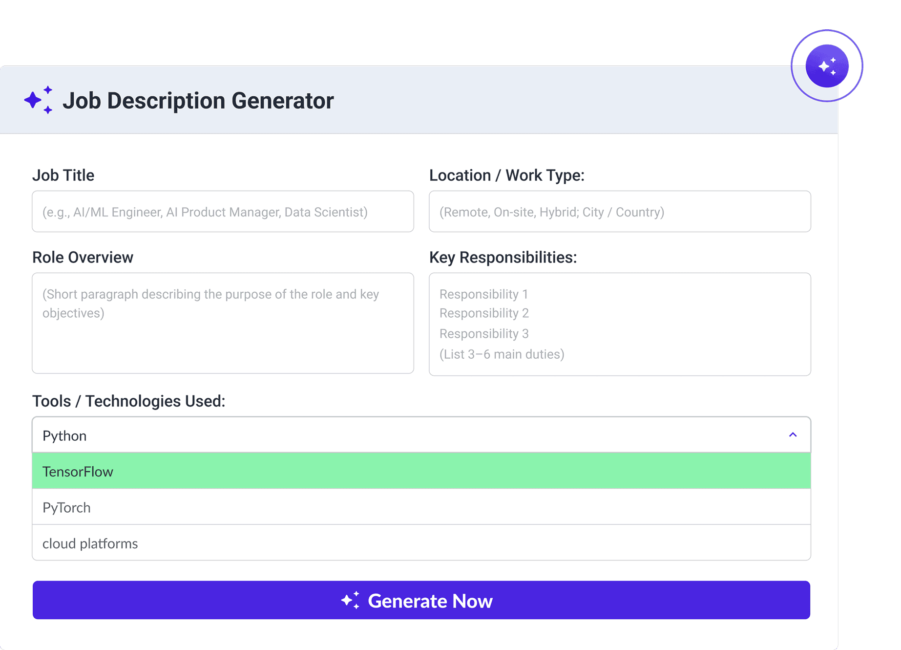 Job Description Generation