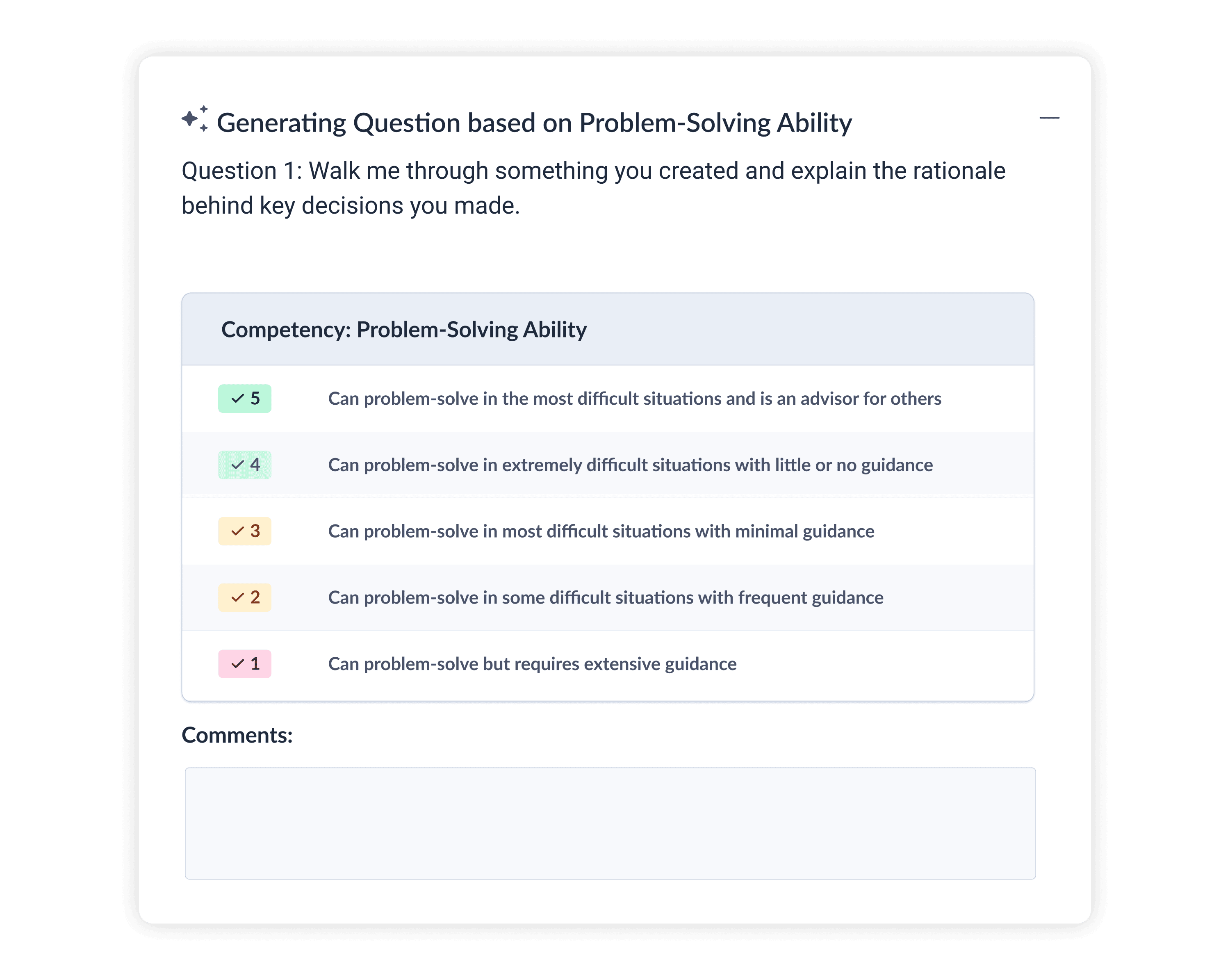 Automated Interview Guides